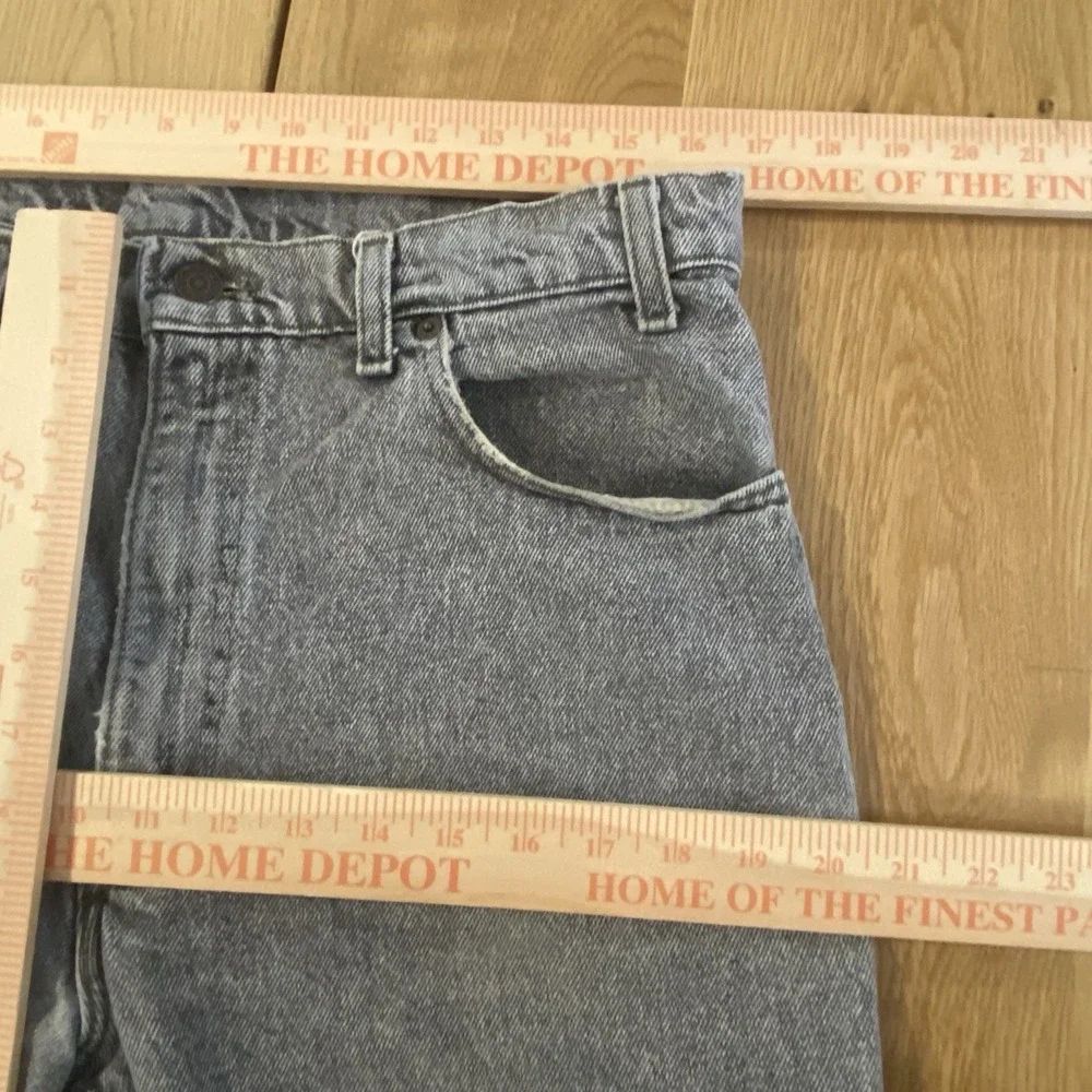 90's Vtg Levis 540 Jeans Mens Size 34 Black‎ Acid Stone Wash Denim USA